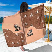 Western Yoke Sarong Cowgirl Drinking Wine Christmas - Wonder Print Shop