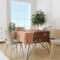 Western Yoke Tablecloth Cowgirl Drinking Wine Christmas - Wonder Print Shop