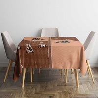 Western Yoke Tablecloth Cowgirl Drinking Wine Christmas - Wonder Print Shop