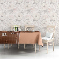 Western Yoke Tablecloth Cowgirl Drinking Wine Christmas - Wonder Print Shop