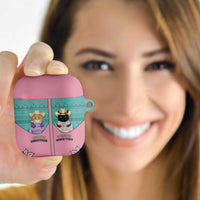 Western Yoke AirPods Case Meowdy Christmas And A Meow Year - Wonder Print Shop