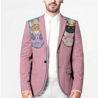 Western Yoke Blazer Meowdy Christmas And A Meow Year - Wonder Print Shop