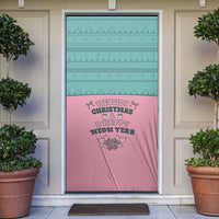 Western Yoke Door Cover Meowdy Christmas And A Meow Year - Wonder Print Shop