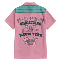 Western Yoke Family Matching Long Sleeve Bodycon Dress and Hawaiian Shirt Meowdy Christmas And A Meow Year - Wonder Print Shop