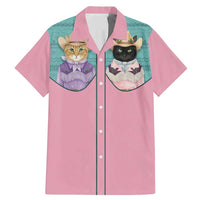 Western Yoke Family Matching Mermaid Dress and Hawaiian Shirt Meowdy Christmas And A Meow Year - Wonder Print Shop