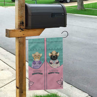 Western Yoke Garden Flag Meowdy Christmas And A Meow Year - Wonder Print Shop