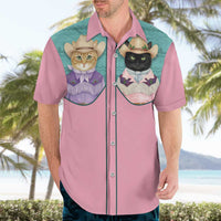 Western Yoke Hawaiian Shirt Meowdy Christmas And A Meow Year - Wonder Print Shop