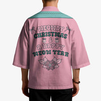 Western Yoke Kimono Meowdy Christmas And A Meow Year - Wonder Print Shop