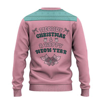 Western Yoke Ugly Christmas Sweater Meowdy Christmas And A Meow Year - Wonder Print Shop