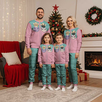 Western Yoke Christmas Pajama Set Meowdy Christmas And A Meow Year - Wonder Print Shop