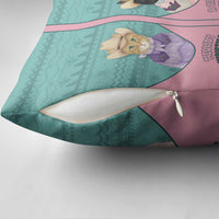 Western Yoke Pillow Cover Meowdy Christmas And A Meow Year - Wonder Print Shop