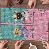 Western Yoke Puzzle Meowdy Christmas And A Meow Year - Wonder Print Shop
