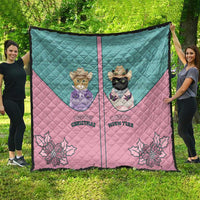 Western Yoke Quilt Meowdy Christmas And A Meow Year - Wonder Print Shop