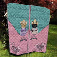 Western Yoke Quilt Meowdy Christmas And A Meow Year - Wonder Print Shop