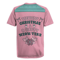 Western Yoke Rugby Jersey Meowdy Christmas And A Meow Year - Wonder Print Shop