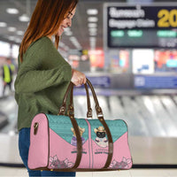 Western Yoke Travel Bag Meowdy Christmas And A Meow Year - Wonder Print Shop