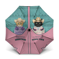 Western Yoke Umbrella Meowdy Christmas And A Meow Year - Wonder Print Shop