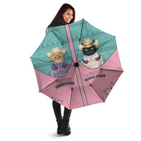 Western Yoke Umbrella Meowdy Christmas And A Meow Year - Wonder Print Shop