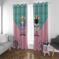 Western Yoke Window Curtain Meowdy Christmas And A Meow Year - Wonder Print Shop