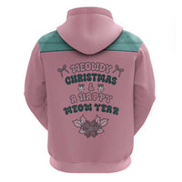 Western Yoke Zip Hoodie Meowdy Christmas And A Meow Year - Wonder Print Shop