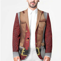Christmas Costume Blazer Muscle Santa - Wonder Print Shop