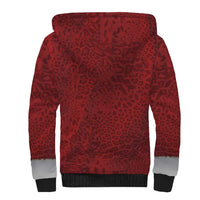 Christmas Costume Sherpa Hoodie Muscle Santa - Wonder Print Shop