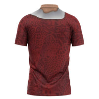 Christmas Costume Zipper Polo Shirt Muscle Santa - Wonder Print Shop