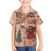 Christmas Costume Hawaiian Shirt Funny Hairy Body Xmas Tattoo - Wonder Print Shop
