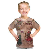 Christmas Costume Kid T Shirt Funny Hairy Body Xmas Tattoo - Wonder Print Shop