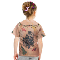 Christmas Costume Kid T Shirt Funny Hairy Body Xmas Tattoo - Wonder Print Shop