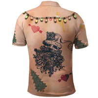 Christmas Costume Polo Shirt Funny Hairy Body Xmas Tattoo - Wonder Print Shop