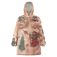 Christmas Costume Wearable Blanket Hoodie Funny Hairy Body Xmas Tattoo - Wonder Print Shop