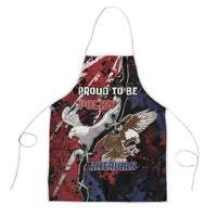 Polish American Heritage Month Apron Eagle With Grunge Style - Wonder Print Shop