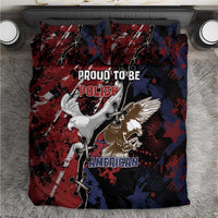 Polish American Heritage Month Bedding Set Eagle With Grunge Style - Wonder Print Shop
