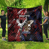 Polish American Heritage Month Quilt Eagle With Grunge Style - Wonder Print Shop