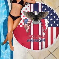 Polish American Heritage Month Beach Blanket Unique Style - Wonder Print Shop