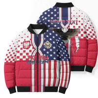 Personalized Polish American Heritage Month Bomber Puffer Jacket Unique Style - Wonder Print Shop