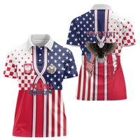 Personalized Polish American Heritage Month Women Polo Shirt Unique Style - Wonder Print Shop