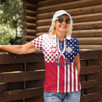 Personalized Polish American Heritage Month Women Polo Shirt Unique Style - Wonder Print Shop