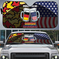 Germany American Heritage Month Auto Sun Shade Beer Funny Style - Wonder Print Shop