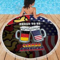 Germany American Heritage Month Beach Blanket Beer Funny Style - Wonder Print Shop