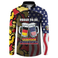 Personalized Germany American Heritage Month Button Sweatshirt Beer Funny Style - Wonder Print Shop