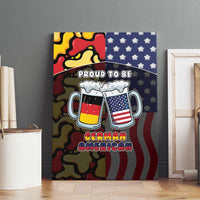 Germany American Heritage Month Canvas Wall Art Beer Funny Style - Wonder Print Shop