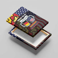 Germany American Heritage Month Canvas Wall Art Beer Funny Style - Wonder Print Shop