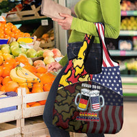 Germany American Heritage Month Grocery Bag Beer Funny Style - Wonder Print Shop