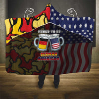 Germany American Heritage Month Hooded Blanket Beer Funny Style - Wonder Print Shop
