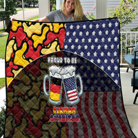 Germany American Heritage Month Quilt Beer Funny Style - Wonder Print Shop