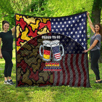 Germany American Heritage Month Quilt Beer Funny Style - Wonder Print Shop