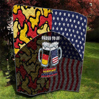 Germany American Heritage Month Quilt Beer Funny Style - Wonder Print Shop