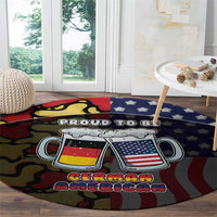 Germany American Heritage Month Round Carpet Beer Funny Style - Wonder Print Shop
